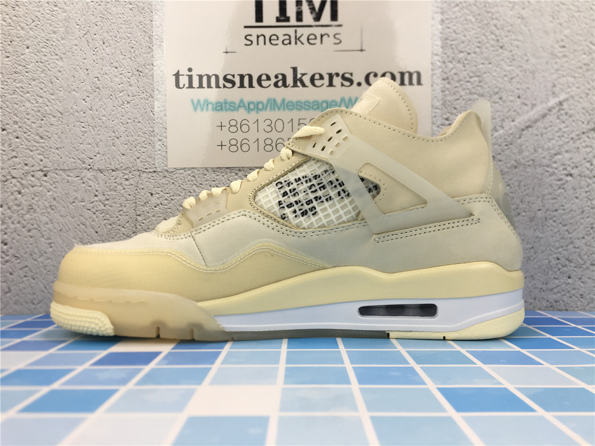 GX batch Off-White x Wmns Air Jordan 4 SP Sail CV9388-100